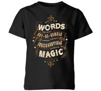 Harry Potter Words Are, In My Not So Humble Opinion Kids T-Shirt - Black | Size: YM Harry Potter Black YM