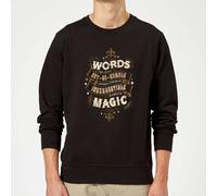 Harry Potter Words Are, In My Not So Humble Opinion Sweatshirt - Black - L