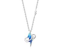 Harry Potter x FANCIME Collaboration - Patronus Mark Necklave - Glow-in-the dark Design, Sterling Silver Pendant Necklace Jewellery Gift for Women Girls