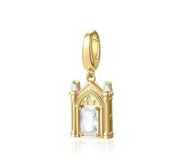 Harry Potter x FANCIME Collaboration - The Mirror of Erised Charm, Sterling Silver Charms Necklace Jewellery Gift for Women Girls