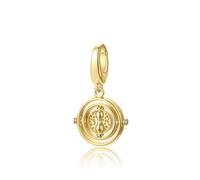Harry Potter x FANCIME Collaboration - Time-Turner Charm, Sterling Silver Charms Necklace Jewellery Gift for Women Girls