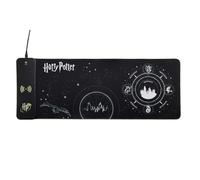 Harry Potter XL RGB Gaming Mat with 15W Wireless Charger | Customizable LED, Anti-Slip, Spill-Resistant