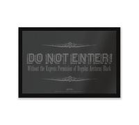 Harry Potter Zavvi Regulus Black Do Not Enter Entrance Mat Doormat Multi