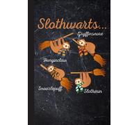 Harry Slothwarts Notebook: Vintage Lazy Sloth Lined Ruled Notebook. Cute Lined Journal for Students, Kids and Teens for Writing & Notes