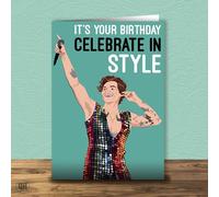 Harry Styles Birthday Card - Celebrate in Style