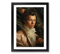 Harry Styles Classicism Framed Print | A2 Black Framed Wall Art | Ready to Hang | Modern Nature Picture | Living Room Bedroom Lounge Office