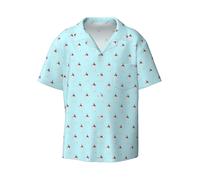 (Harry Styles Fine Line_22913) Men's Hawaiian Shirts Cuban Collar Vintage Bowling Short Sleeve Button Down Beach Shirt Casual Summer Vacation Wear Retro Tee