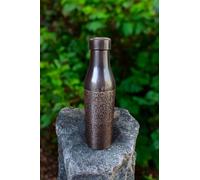 HarryKrishna Handcrafted Copper Bottles | 900ML/32 Oz | Leakproof | BPA Free | For Ayurvedic & Health Benefits (Antique Embossed Copper Bottle)