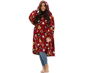 HarryPotter Charm Wearable Oversized Hooded Fleece Blanket Oodie Adults Large