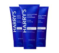 Harry's Exfoliating Face Wash for Men, Gentle Facial Skin Care Products with Volcanic Rock Exfoliant, Dermatologist Tested, 150ml, 3 Pack
