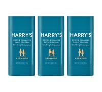 Harry's Extra-Strength Antiperspirant - Odor & Enhanced Sweat Control Antiperspirant for Men - Redwood 1 Count (Pack of 3)