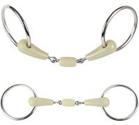 2 rings bit for double break horse Harry's Horse Apple 18 mm