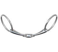 Harry's Horse Comfort Double Jointed Snaffle Bit 14 mm - 13.5 cm - Silver