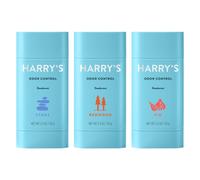 Harry's Odor Control Aluminum-Free Deodorant Stick - 3-Pack Variety (Stone, Fig, Redwood) 2.5 oz each - 24h Fresh 9150061506
