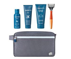 Harry's Original Essentials Gifting Bundle - Includes Men's Razor, Shaving Cream, After Shave Balm and Face Wash