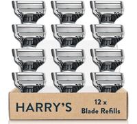 Harry's Original Razor Blades Refill, (12) Razor Head Refills with Precision Trimmer, 5 Anti-Friction Shaving Blades, Compatible with 'Harry's Origin
