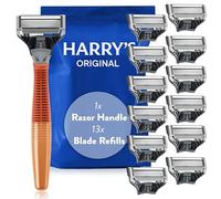 Harry's Original Value Pack for Men - Includes Weighted Handle 13 Razor Blade Refills