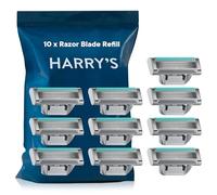 Harry's Plus Razor Blade Refills, 10 Pack, 5-Blade Cartridges with Precision Trimmer, Compatible with 'Harry's Plus' Razors for Men