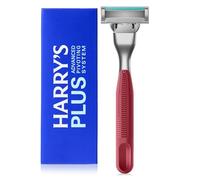 Harry's Plus: Razor for Men - Premium Handle and Razor Blade Cartridge - Advanced Pivoting System - Shaving Kit for Men - Clay