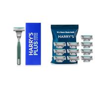 Harry's Plus Razor Handle in Limited Edition Moss + 12 Month Blade Supply
