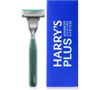 Harry's Plus Razor Handle in Limited Edition Moss including one Harry's Plus Bla