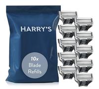 Harry's Razor Blades Men, Pack of 10 Razor Blade Refills with Precision Trimmer, 5 Anti-Friction Blades, Suitable for Mailbox