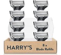 Harry's Razor Blades Refill, (8) Razor Head Refills with Precision Trimmer, 5 Anti-Friction Shaving Blades, Compatible with Harry's Razors for Men
