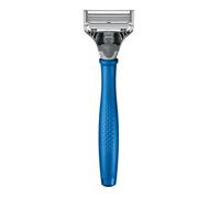 Harry's Razor for Men - Razor Handle and Blade Cartridge - Shaving Gift Set for Him - Indigo Blue