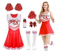 Harsever Halloween Cheerleading Costumes (Adult, XL)