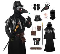 Harsever Halloween Plague Doctor Role Play Set (Children, 150 cm)