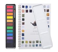 Harsever Watercolor Workbooks,12 Color Watercolour Paint Workbooks Set,Beginner-Friendly Birds Watercolor Workbooks,Art Crafts Painting Supplies, Arts & Crafts Gift for Teens, Adults (1)