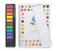 Harsever Watercolor Workbooks,12 Color Watercolour Paint Workbooks Set,Beginner-Friendly Birds Watercolor Workbooks,Art Crafts Painting Supplies, Arts & Crafts Gift for Teens, Adults (2)