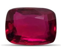 HARSHALI GEMS Unheated Ruby Purplish Red, Genuine Ruby Loose Stone 2.98 carats, Certified Ruby for Jewelry Making