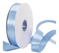 HARSKIYER 100 Yards 1 Inch Dusty Blue Satin Ribbon, Solid Fabric Ribbon Roll for Gift Wrapping, Floral Bouquets, Wedding, Party, Hair, Decoration, Bow and Craft