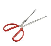 HARSKIYER 15 Inch Snake Feeding Tongs, Extra Long Serrated Tip Feeding Tweezers for Reptiles Ball Python Bearded Dragon Lizard Tank Accessories