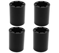 HARSKIYER Screw Drive Coupler Part, 4 Pc Polyurethane Replacement Coupling, 0.8 Inch Inner Diameter with 8 Grooves, Universal Repair Kit for Garage Door Opener Drive Shafts
