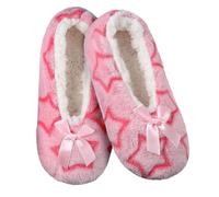 Harssidanzar RL015EU Women's Socks Winter Adults Warm Home Soft Slipper Non-Slip Cute Ballet Washable, pink, 8.5/9 UK