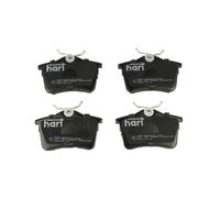 HART 227 957 Brake Pad Set, disc brake for CITROËN,PEUGEOT