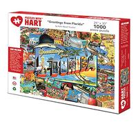 Hart Puzzles Greetings from Florida Jigsaw 1000 Pieces 24" x 30" X-Large