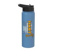 Hart Surname American Hart Last Name Hart Stainless Steel Insulated Water Bottle