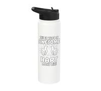 Hart Surname Awesome Hart Last Name Hart Stainless Steel Insulated Water Bottle