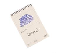 Hartem - A4 Drawing Pad with 100 Sheets | Spiral Bound Sketchbook | 90 g/m² Grammar | Sketchbook for Artists and Professionals | Sustainable Design