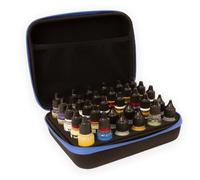 Hartem - Paint Organizer for Modelling and Acrylic | Padded Case with Foam for 30 Bottles, Portable Case with Handle and Inner Pocket