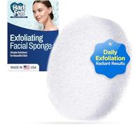 HartFelt Exfoliating Face Scrubber - Face Sponge For Cleansing, Exfoliating Face Scrub Pad - Face Sponges For Washing, Facial Scrub Pads Reusable - 1 Count