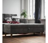 Hartford Ottoman Bench - Storage - Grey Chenille Fabric - 2196459UK