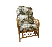Hartfords Replacement Cushion Covers (Piped) for Conservatory Cane Furniture (COVERS ONLY) (Set of Chair Covers, Amazon Pampas)