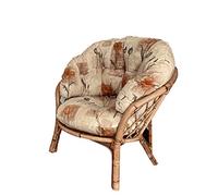 Hartfords Replacement Cushions for a Bahama/Chelsea suite of conservatory cane furniture (CUSHIONS ONLY) (1 x Chair, Tai Pai Peach)