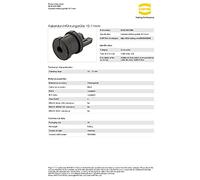 Harting Kabeldurchführungstülle 09 00 000 5358 Inhalt