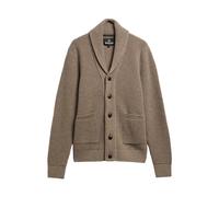 Hartland Knitted Shawl Neck Cardigan - male - Barbour - Cardigans - Brown - M - Knitwear M