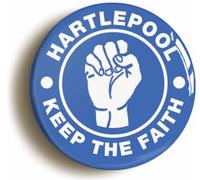 Hartlepool Keep The Faith Northern Soul Fridge Magnet (Circular 2inch / 50mm Diameter)